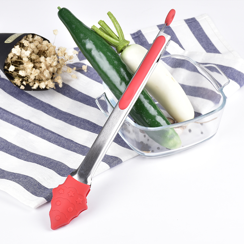 silicone kitchen tongs