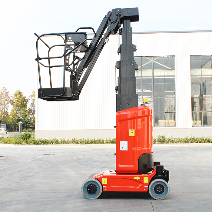 Small Articulated Fly Jib with 3m Electric Telescopic Boom Mast Lift (9.2m/11.2m/10m)