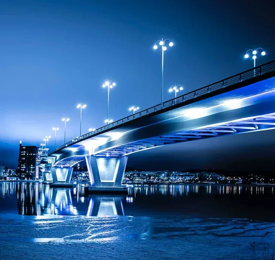 High-performance light pole aluminum profile