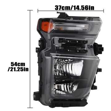 Faros de accesorios 4x4 para Silverado HD2500 2020-2023