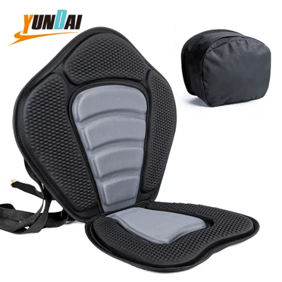 Deluxe Soft Cushion Kayak Seat with Storage Bag for Fishing