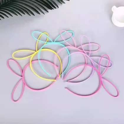 Candy Color Kids Festival Plastic Headband Hair Hoop