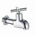Bathroom durable wall mounted single handle zinc faucet