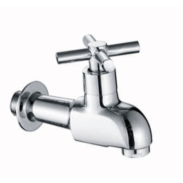 Crossroad Handle Wall Mounted Toilet Washing Machine Faucet