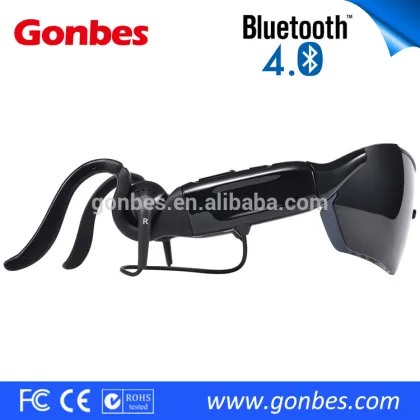 top quality bluetooth sun glasses UV 400 & CE FDA driving glasses running sport sunglasses