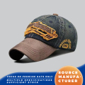 Topi Baseball Americana Vintage Patch Dicuci