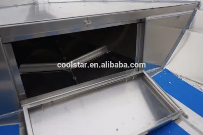 12ft aluminium fishing vessel with storage box