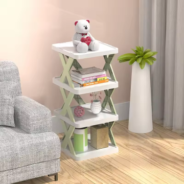 Popular Multi-layer Folding Plastic Shoe Rack - 5 to 8 Layers
