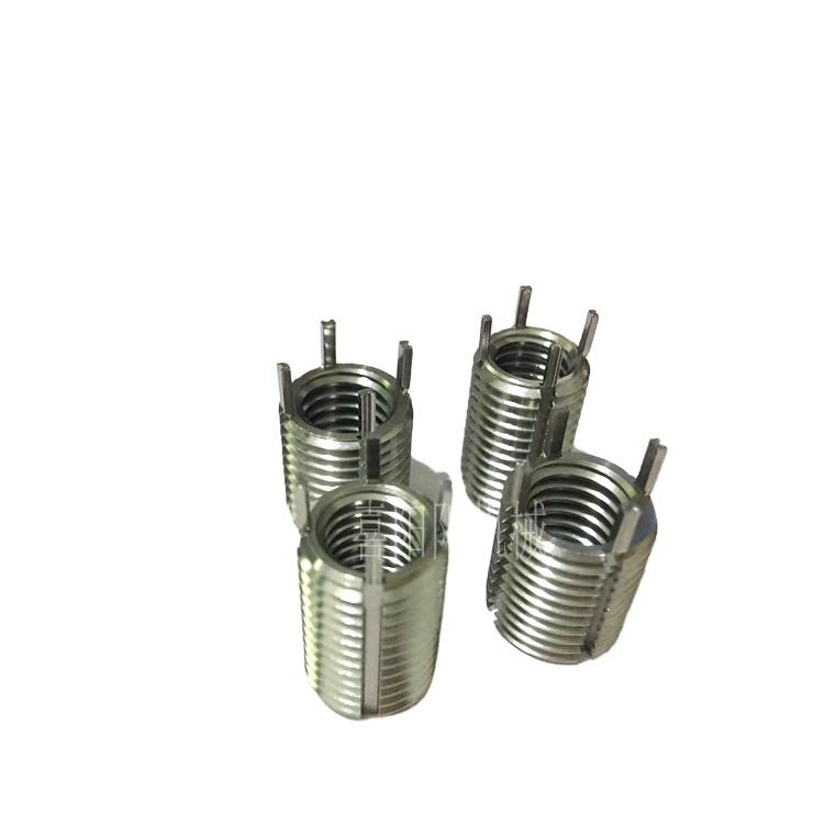 Custom Keensert M4x0.7 Industrial Fastener - Zinc Plated Zinc 304 Stainless Steel Key Locking Thread Insert