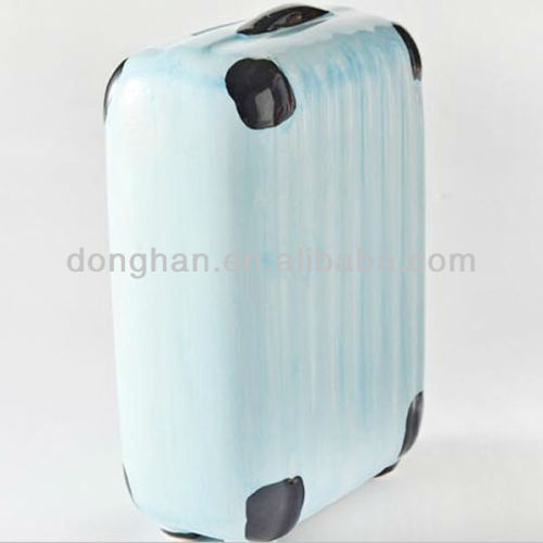 ceramic suitcase money saving box
