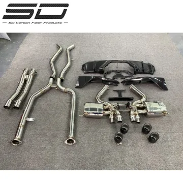 Performance Stainless Steel Flexible Car Pipe Muffler for BMW M4 G80 Exhaust