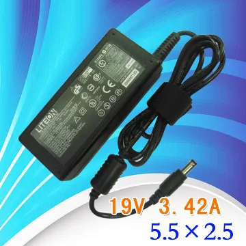 65W Laptop Charger Adapter 19V 3.42A for LITEON Laptop