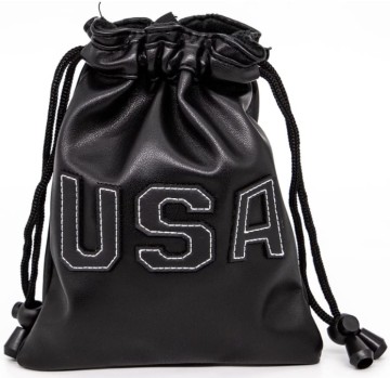 Soft PU Leather Drawstring pouch