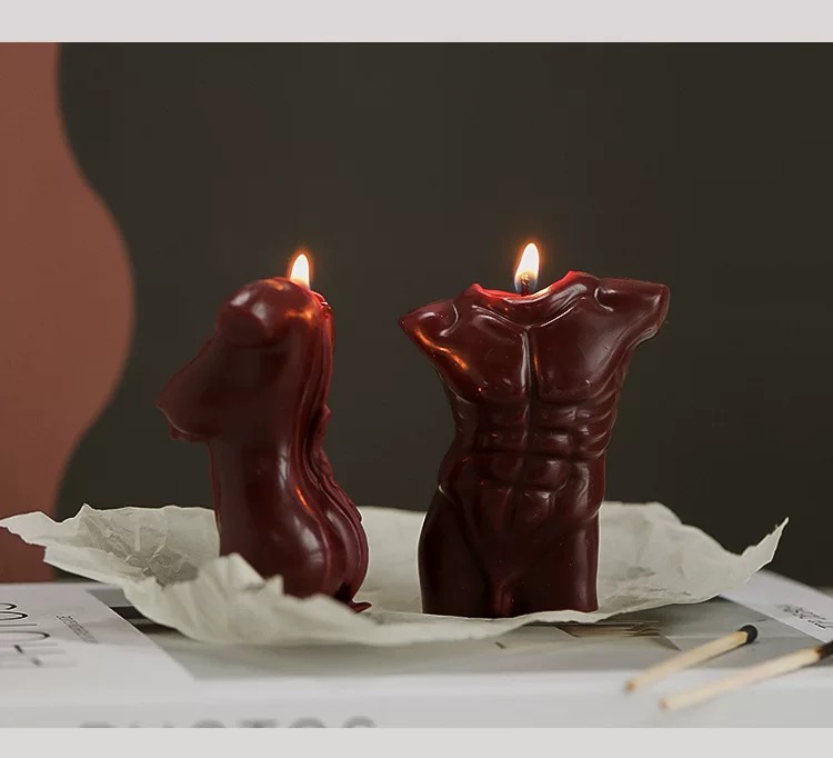 3D Male shape Design Art Fragrance Candle