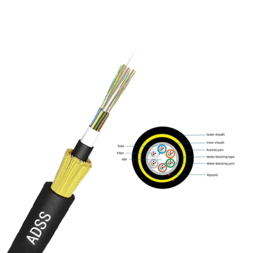 Geteknet ADSS 96 Core Single Mode G652 Outdoor Aerial Fiber Optic Cable