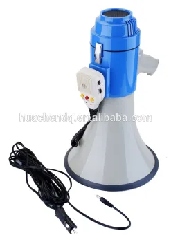 handy powerful amplifier with extra megaphone for siren and record