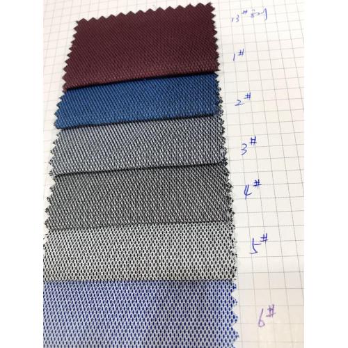 Cation Dyed Tooling Dobby Shirt Fabric