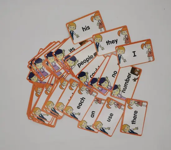 custom educational flash cards toy game for kids