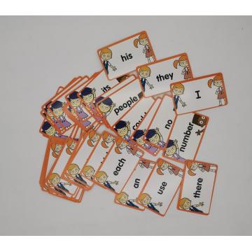 custom educational flash cards toy game for kids