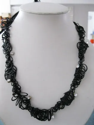 Black Promotional Necklace