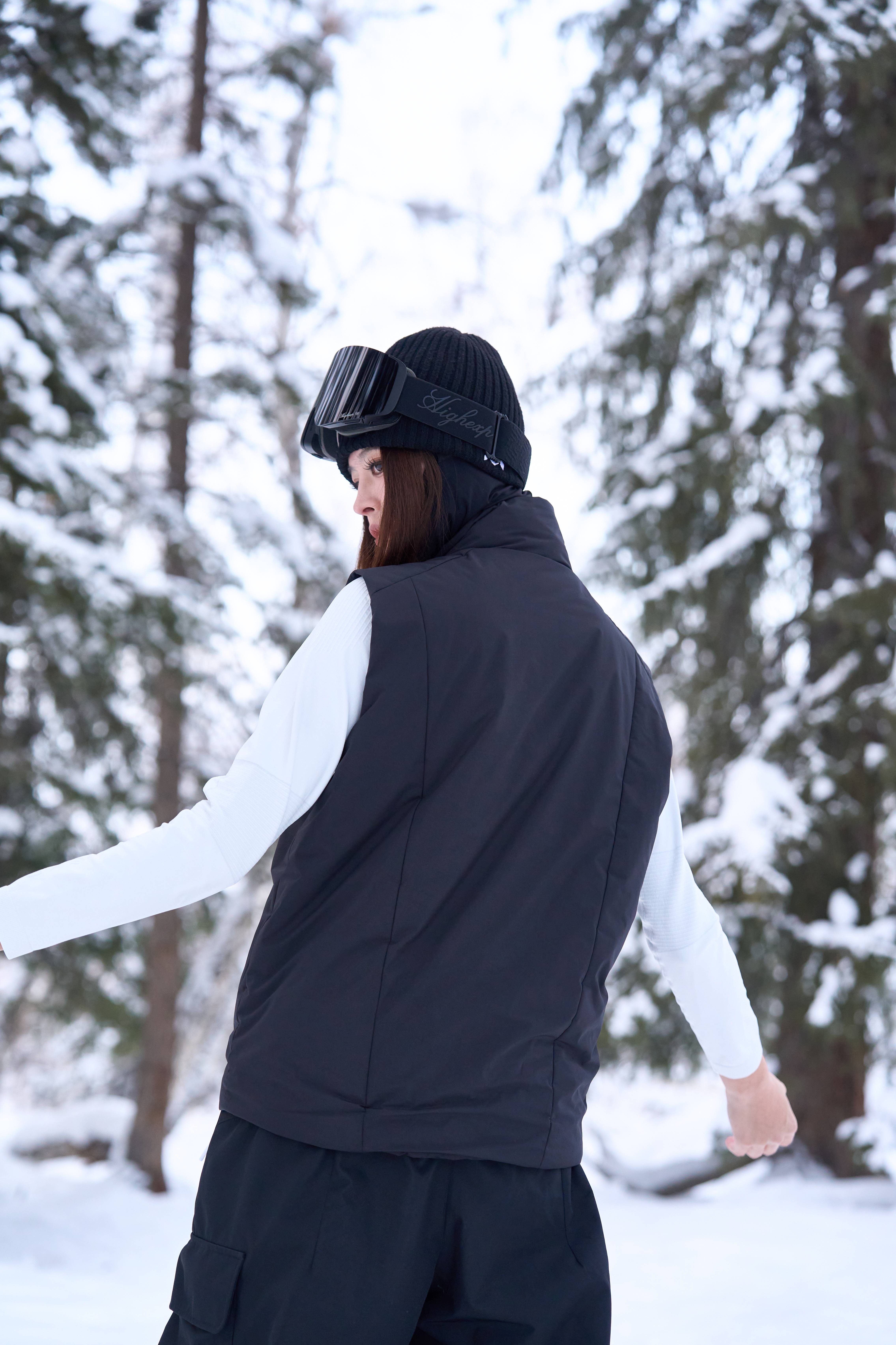 Middle layer winter warm down vest