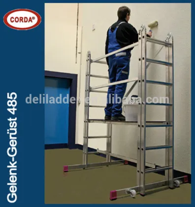 folding ladder structure and feature aluminuim scaffold combination ladder