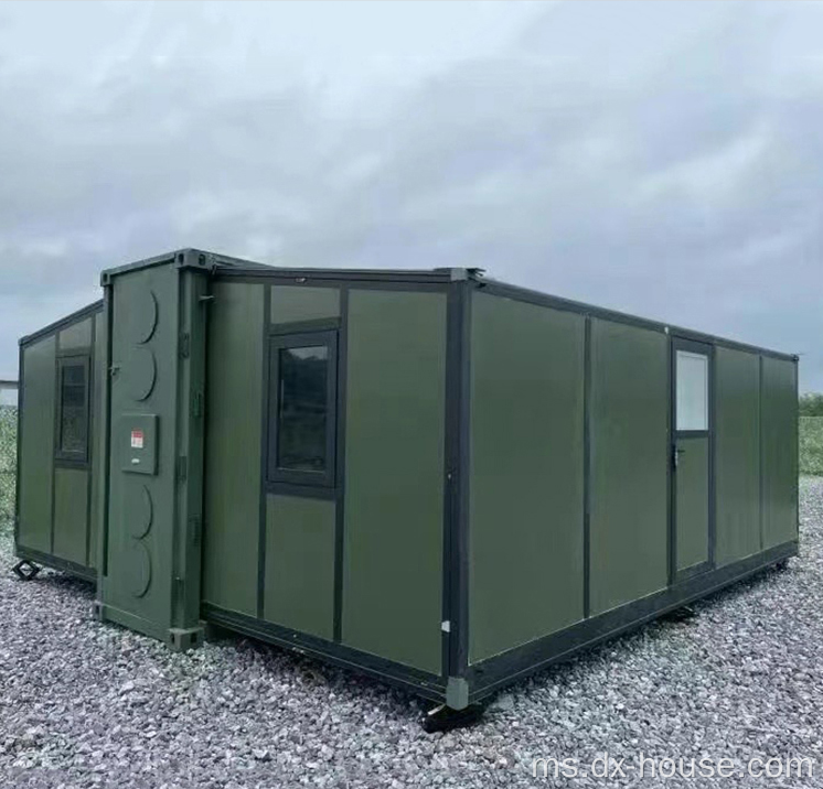 40 kaki Prefab Expendable Folding Double Wings House