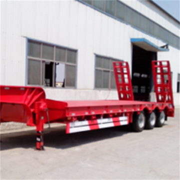 3 Axles 60 tons low bed Semi-trailer