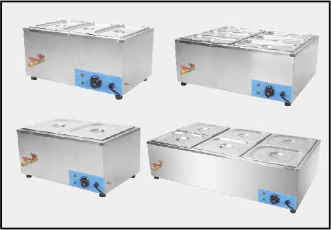 Safe Commercial Electric Bain Marie