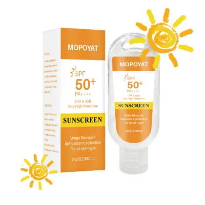 MOPOYAT Facial Sunscreen SPF 50 - Whitening Sun Protection with Custom Logo