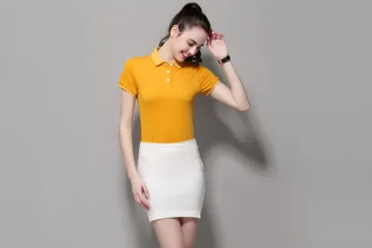 New style round collar shirt