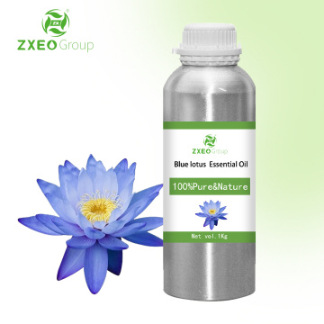 Alta calidad de alta calidad lotus de loto esencial Precio a granel 1 kg fragancia de aceite esencial de agua azul egipcio para difusor