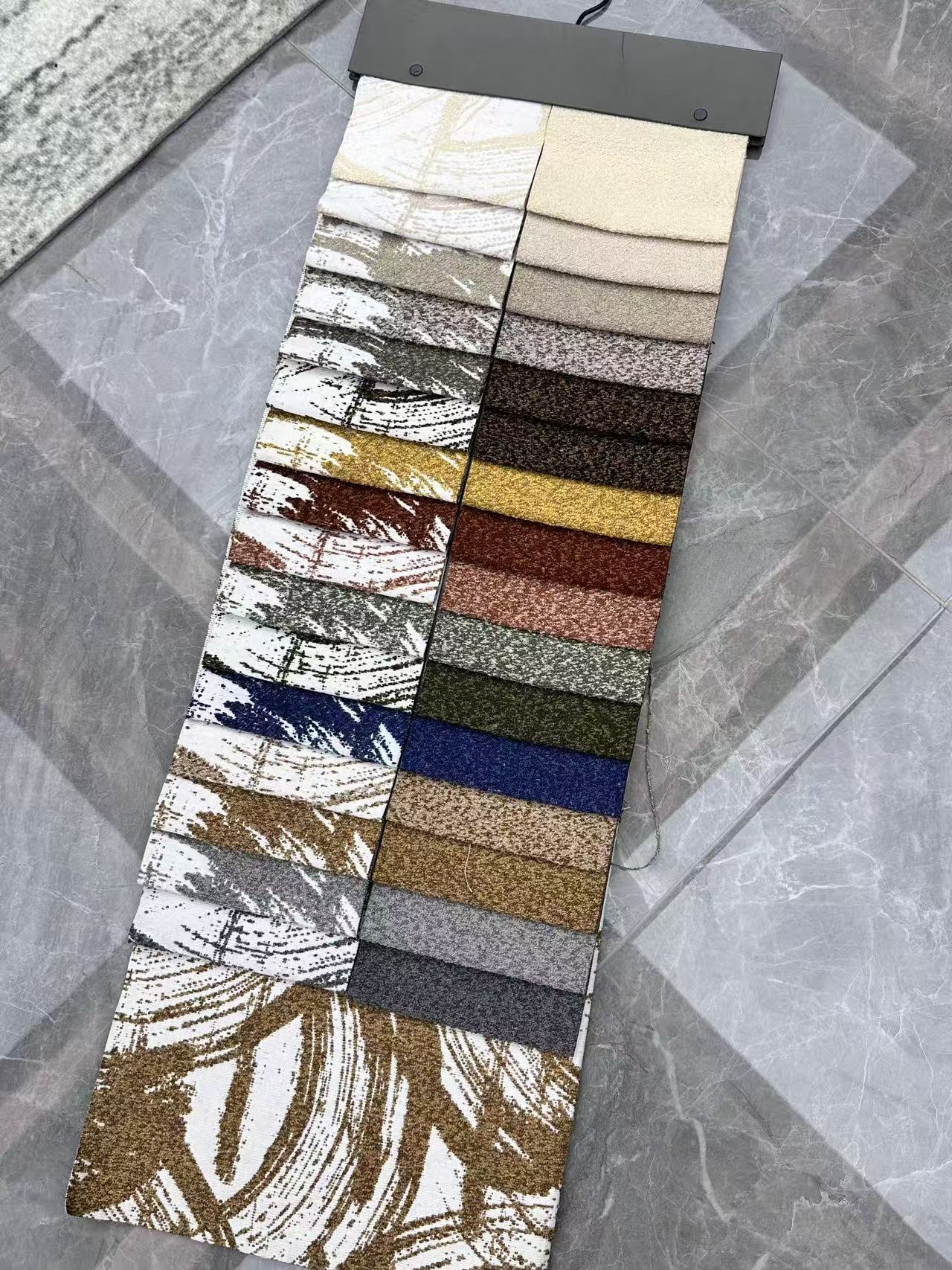 Nuevo material de sofá de tapicería de chenilla de diseño