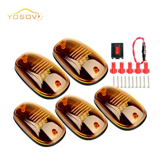 Yosovlamp 12 LED Roof Lights for Pickup Trucks and Cab Marker
