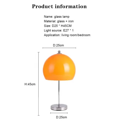 Nordic Indoor Glass Decorative Table Lamps LED Lights Guangdong Lighting