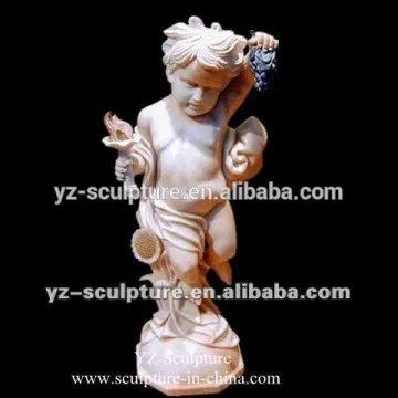 lovely life size child stone statue carving statue for home decoration
