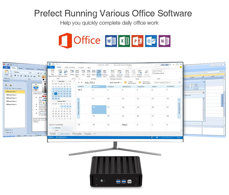 Fanless Mini PC for Desktop