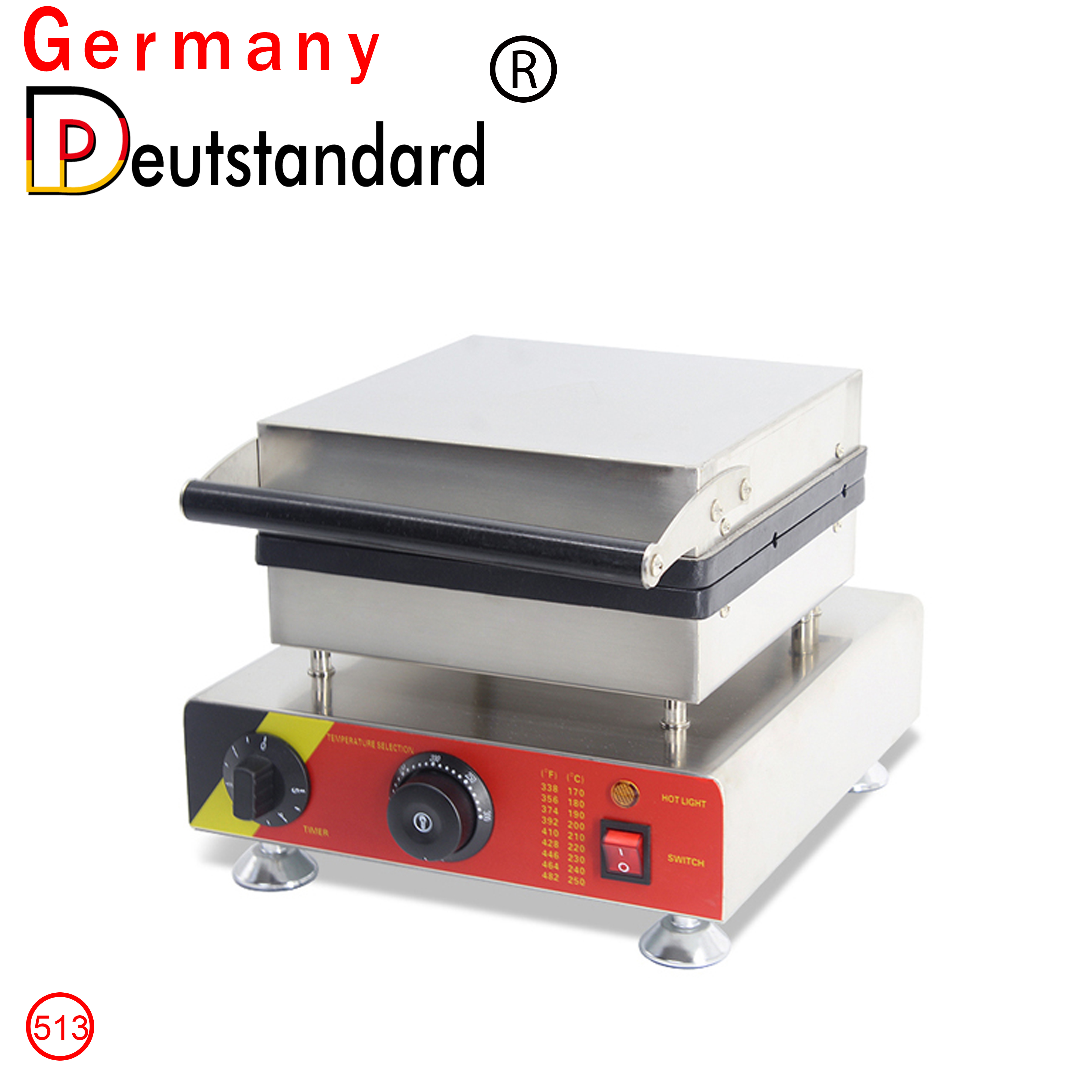 gofrera de acero inoxidable stainless sheel waffle maker