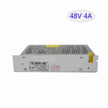 200W 48V Switching Power Supply SMPS for LED Strips - S-200-48