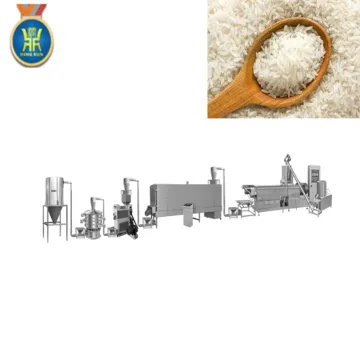 Golden rice making machine artificial rice maker machine