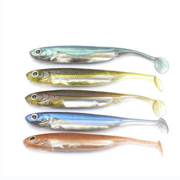 Artificial Soft Lures: Variety of Specifications for T-Tail Floating Reflective Fishing