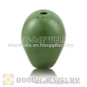 11*12mm Olive Green Turquoise Skull Head Beads | Turquoise Skull Beads 