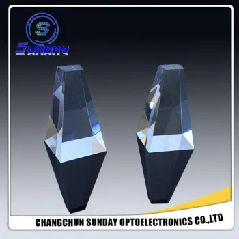 Optical glass solar energy prisms for solar condenser