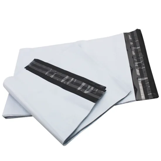 Thickened white courier bag