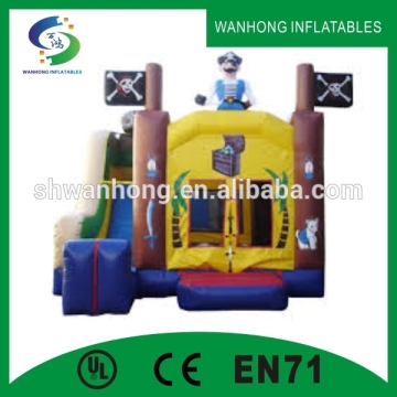 Customized pirate inflatable bouncer house combo inflatable castle