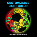 Luminous Glow Fußballkugel für Masse