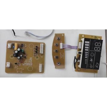 Una placa de circuito para el control de alimentación de CC