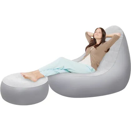 Wholesale PVC Automatic Inflatable Sofa Bed - 2 in 1 Air Sofa