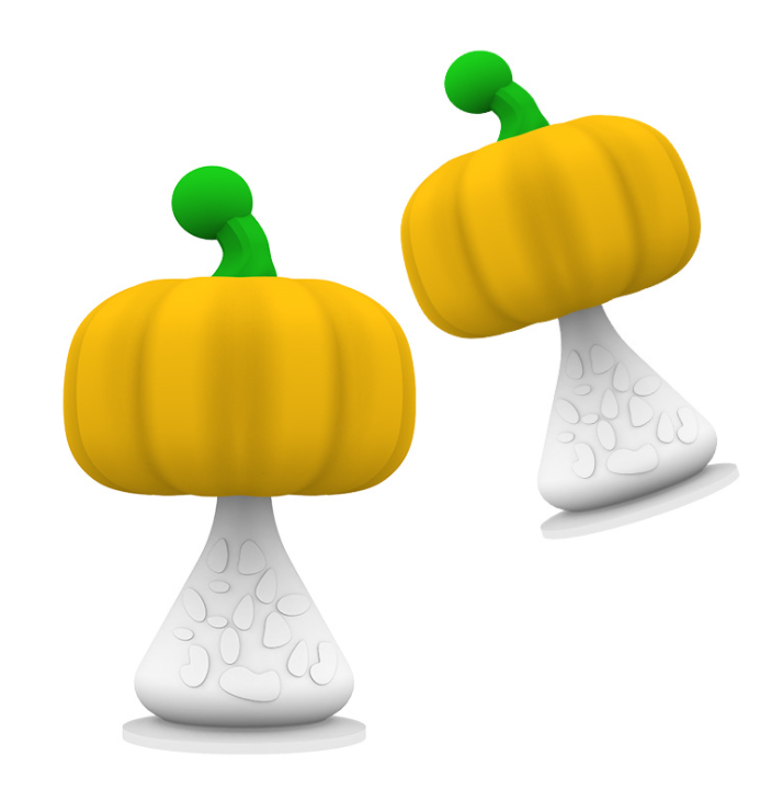 Silicone Pumpkin Mushroom Teether Toys