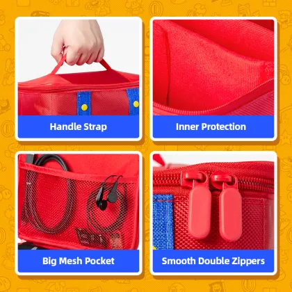 Portable Storage Messenger Bag for Nintendo Switch - Video Game Travel Case